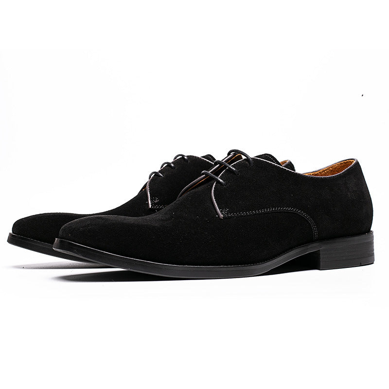New Men's Shoes Suede Soft Leather