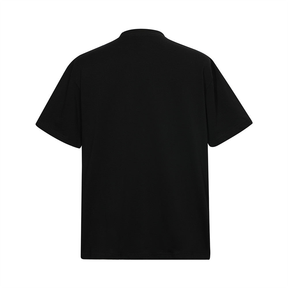 Fashion Hand Print Short Sleeve T-shirt Men