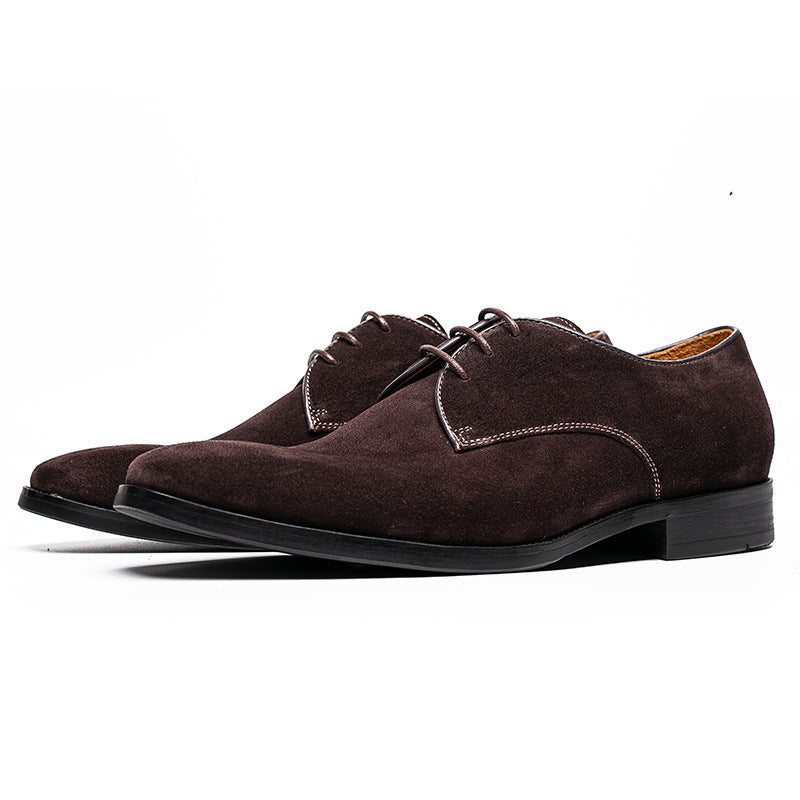 New Men's Shoes Suede Soft Leather