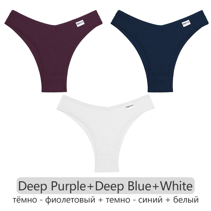 Women Cotton Brazilian Panties
