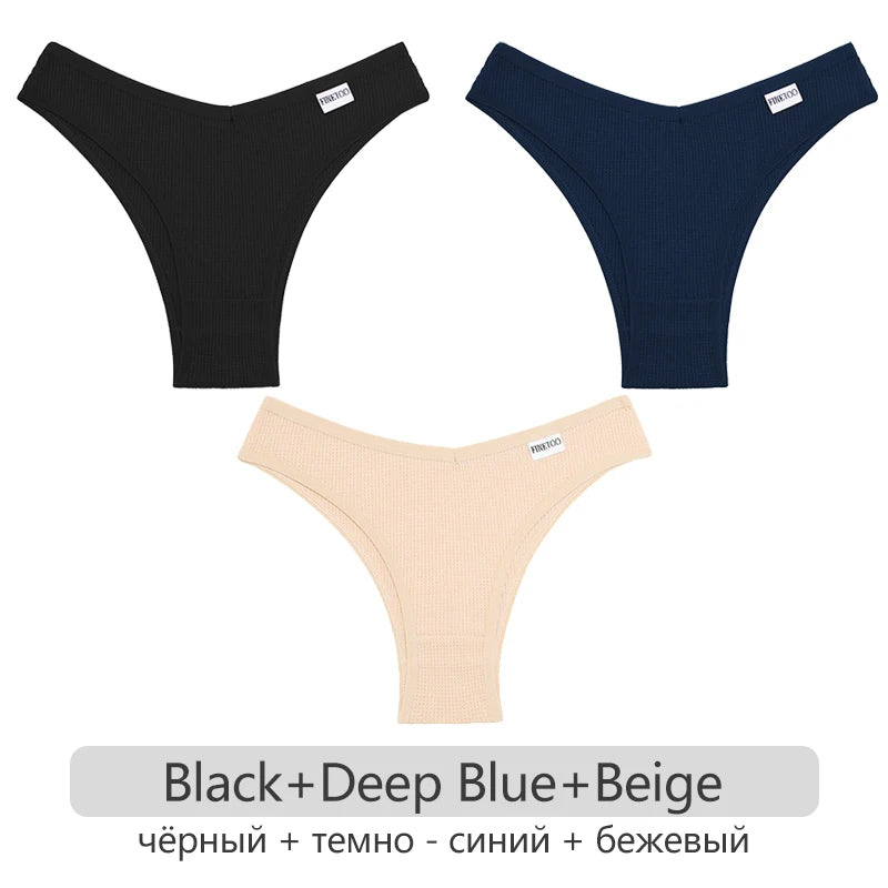 Women Cotton Brazilian Panties