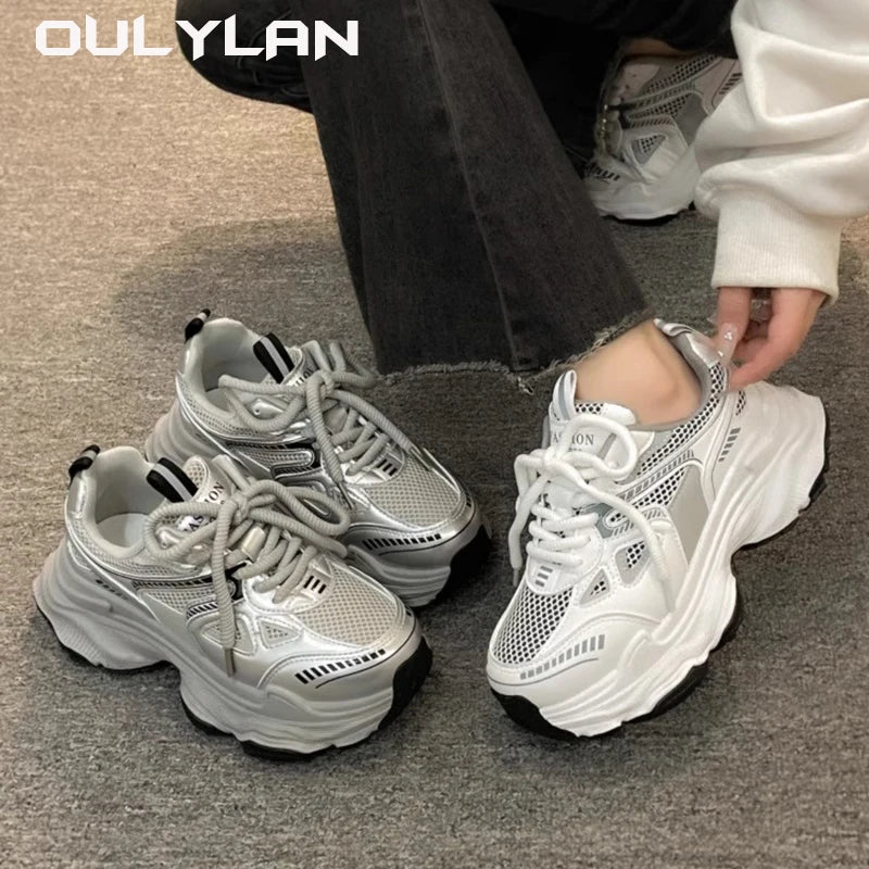 2025Ladies Classic Chunky Sneakers