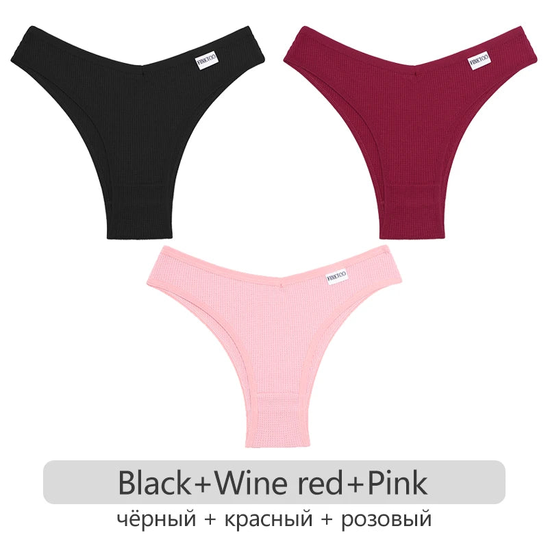 Women Cotton Brazilian Panties