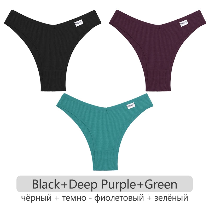 Women Cotton Brazilian Panties