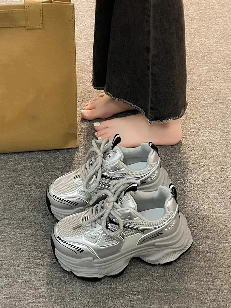 2025Ladies Classic Chunky Sneakers