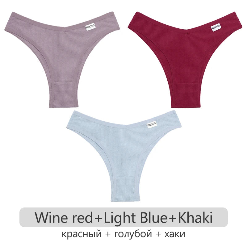 Women Cotton Brazilian Panties
