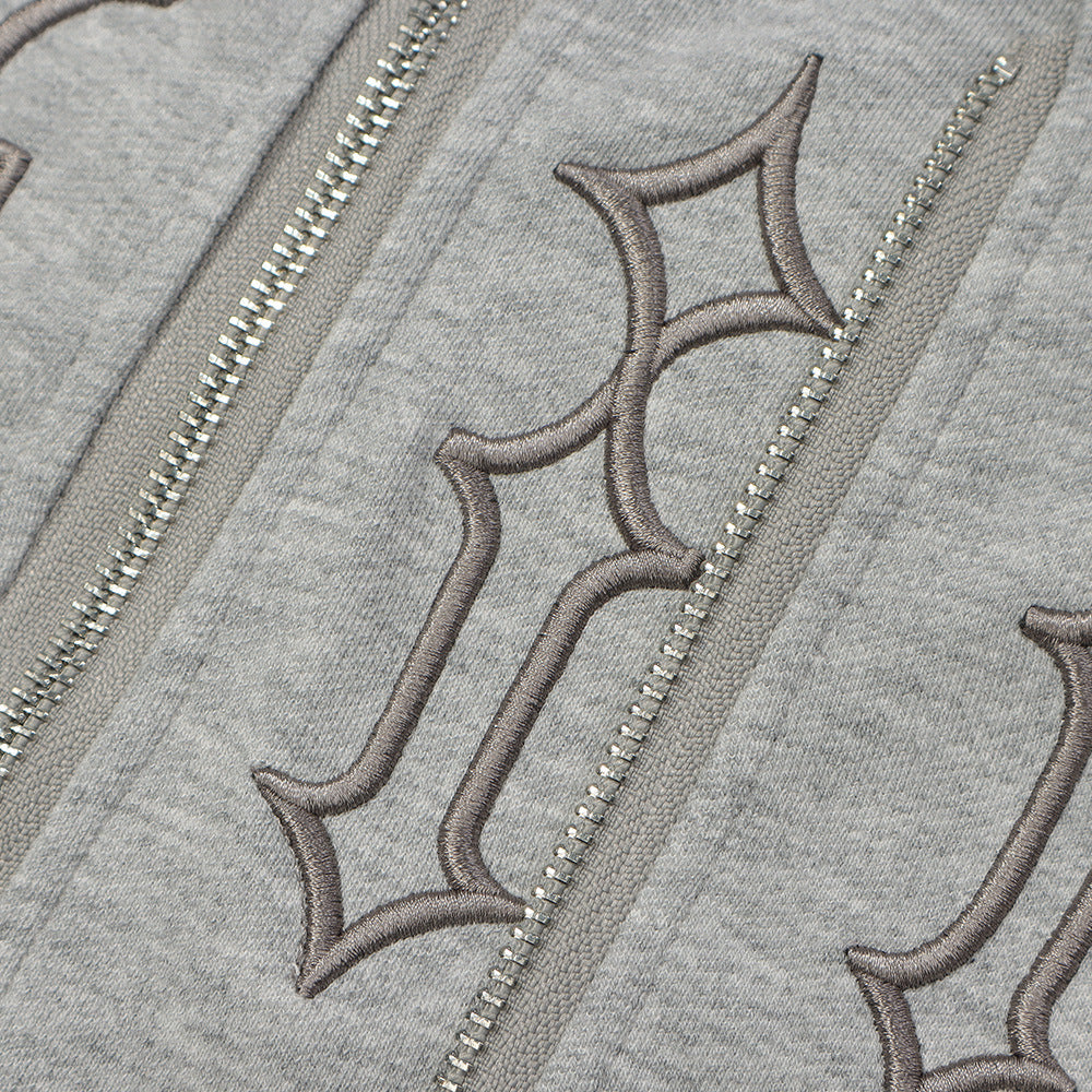 Letter Embroidered Cardigan Sweater For Men