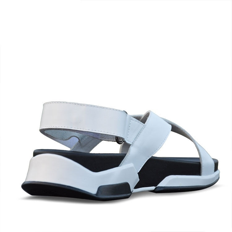 Casual Men's Sandals Genuine Leather Elevator Beach