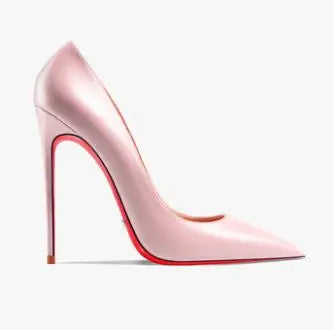 HLTINO Sexy Women Red Bottom Shoes Ladies Fashion Matte Finish High Heel Stilettos Autumn Spring Blue Black Shoe Daily Pump