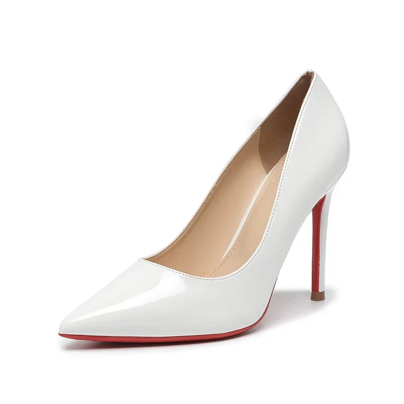 White Pumps Women High Heels