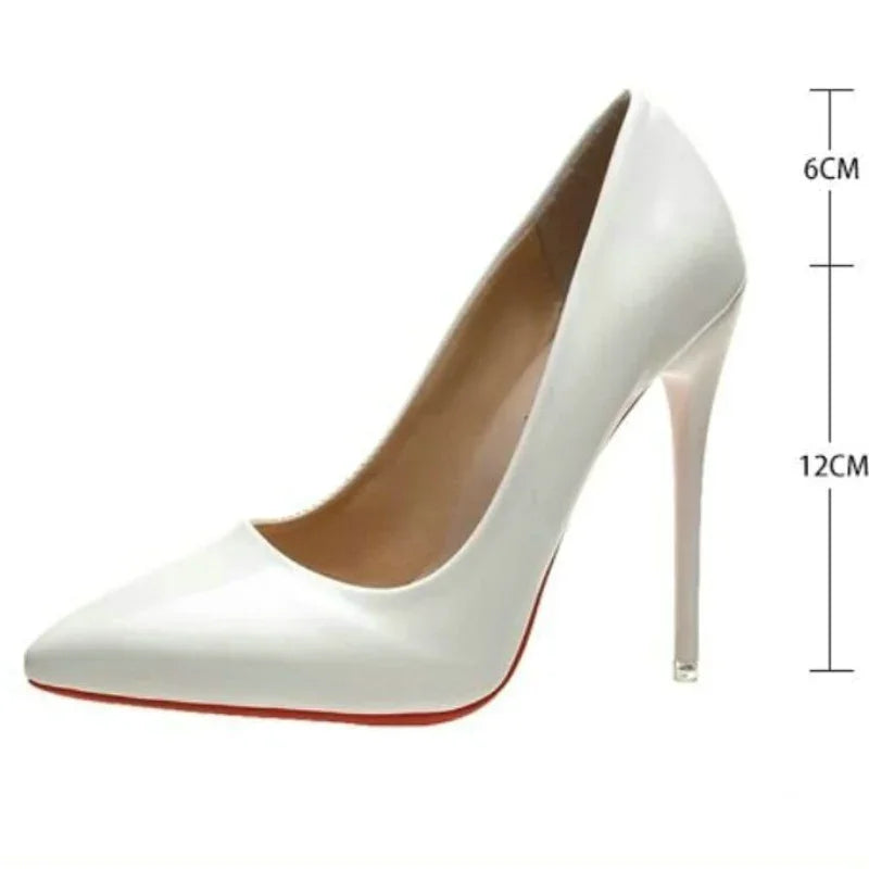 Women Shoes Red High Heels Sexy Pointed Toe